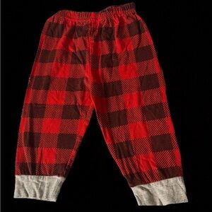 Plaid Red and Black Kids Pajamas